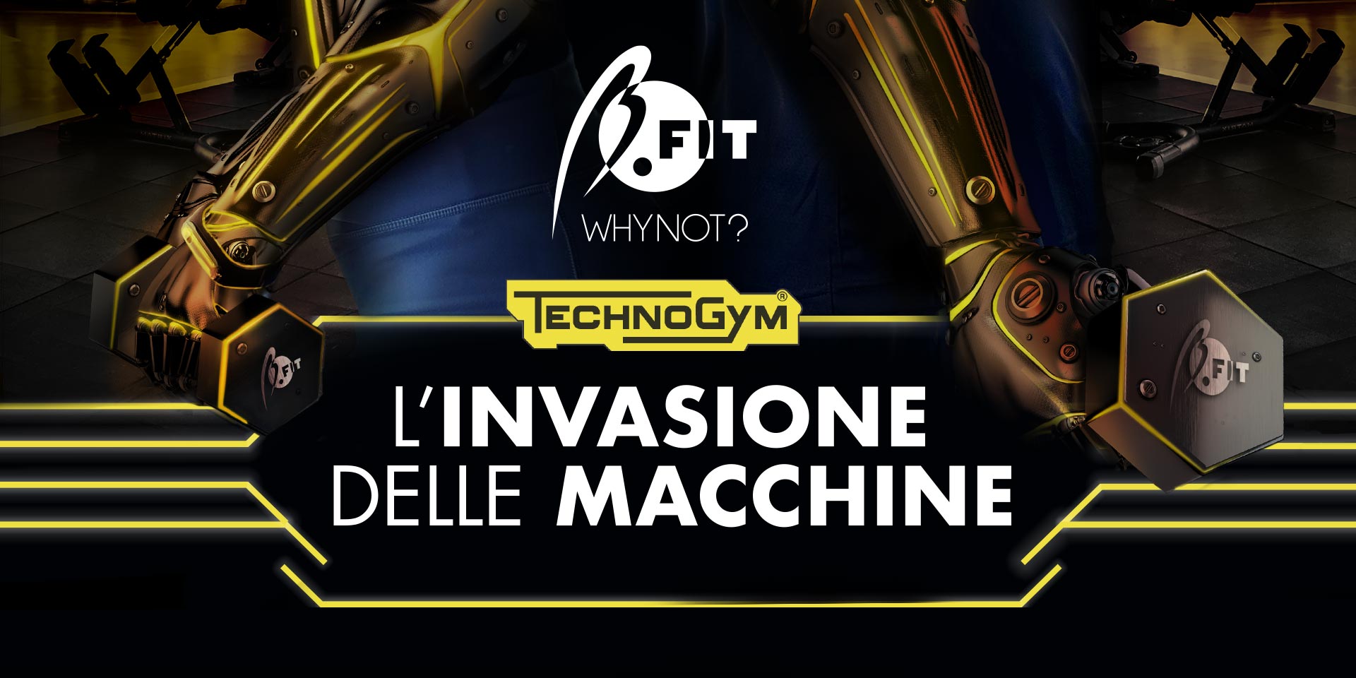Banner l'invasione delle macchine in sala pesi